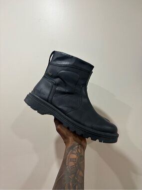Classic Leather Engineer Motorcycle Boots